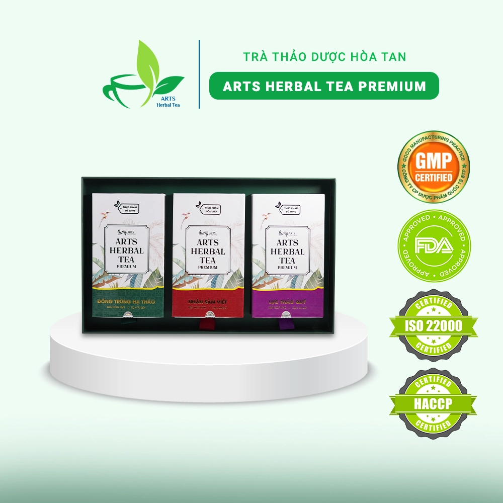 Bộ 3 Trà thảo dược hòa tan ARTS HERBAL TEA Premium